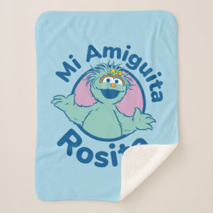 Sesame Street Mi Amiguita Rosita Sherpa Blanket