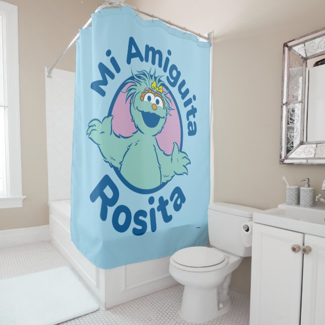 Sesame Street | Mi Amiguita Rosita Shower Curtain (In Situ)