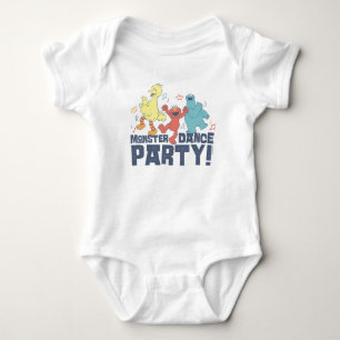 Sesame Street   Monster Dance Party Baby Bodysuit