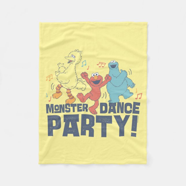 Sesame Street | Monster Dance Party Fleece Blanket (Front)