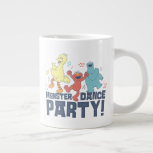 Sesame Street Monster Dance Party Large Coffee Mug