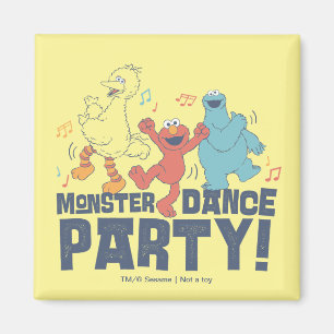 Sesame Street Monster Dance Party Magnet