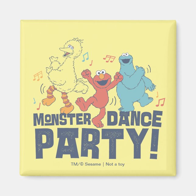 Sesame Street | Monster Dance Party Magnet (Front)
