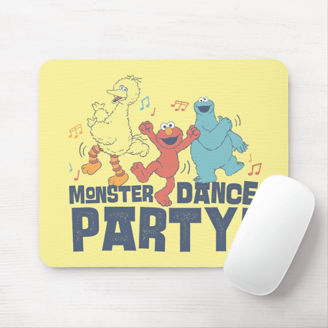 Sesame Street | Monster Dance Party Mouse Mat (With Mouse)