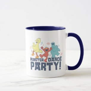 Sesame Street Monster Dance Party Mug