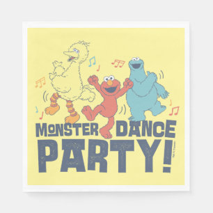 Sesame Street   Monster Dance Party Napkin