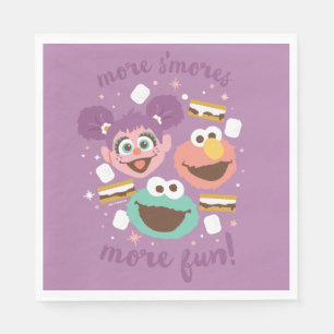 Sesame Street More S'mores More Fun! Napkin