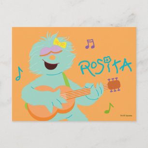 Sesame Street   Ms Rosita Playing Guitar Postcard