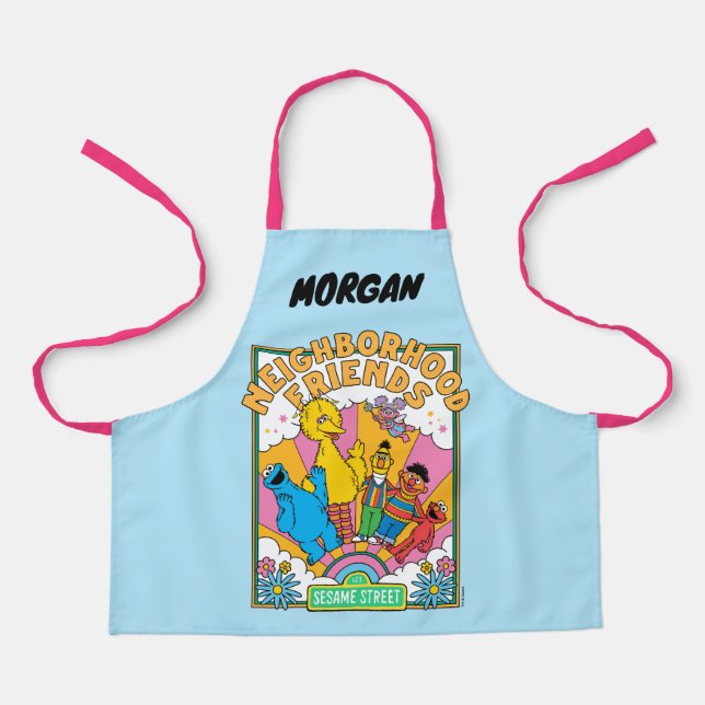 Sesame Street | Neighbourhood Friends | Add Name Apron (Front)