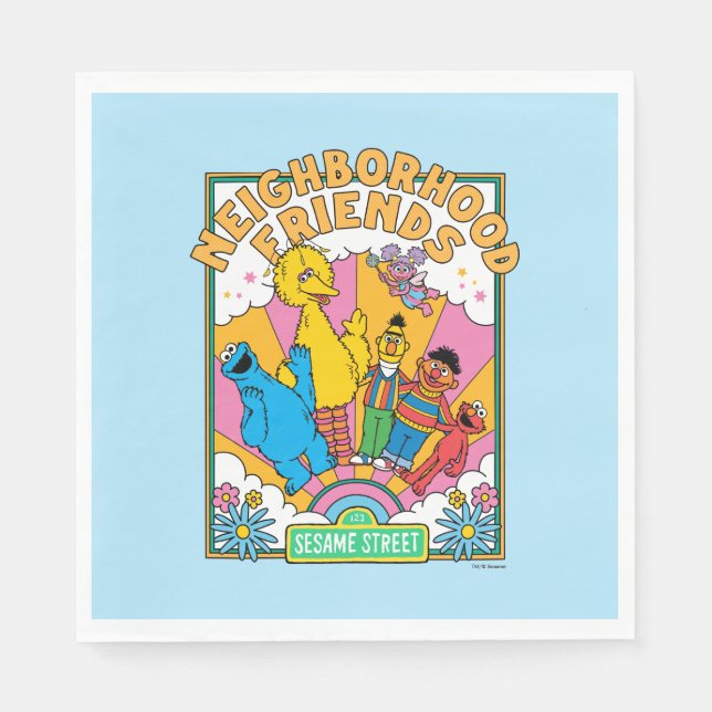Sesame Street | Neighbourhood Friends Napkin (Front)