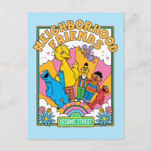 Sesame Street Neighbourhood Friends Postcard