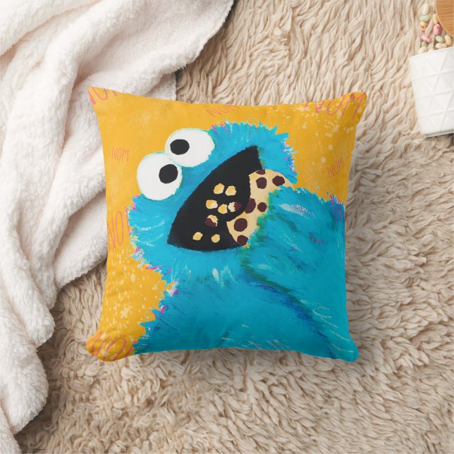 Sesame Street | Nom Nom Cookie Monster Cushion (Blanket)