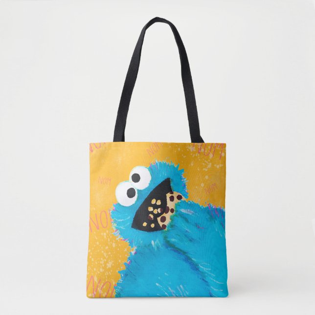 Sesame Street | Nom Nom Cookie Monster Tote Bag (Front)