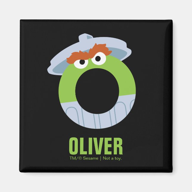 Sesame Street | O is for Oscar Magnet (Front)