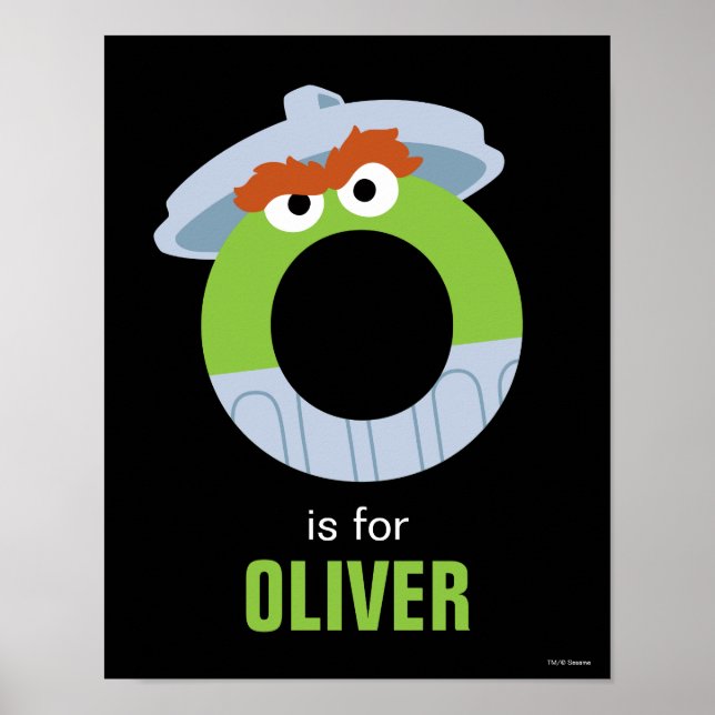 Sesame Street | O is for Oscar Poster (Front)