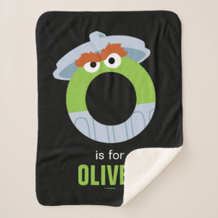 Sesame Street   O is for Oscar Sherpa Blanket
