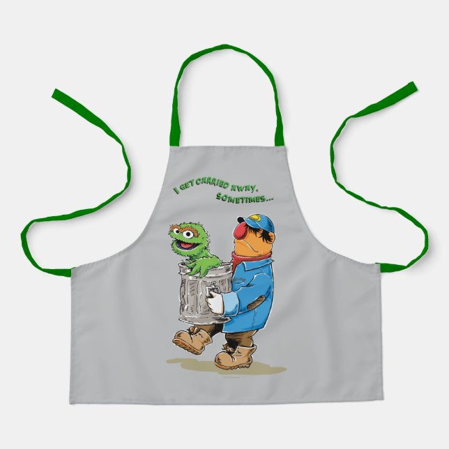 Sesame Street | Oscar & Bruno the Garbage Man Apron (Front)