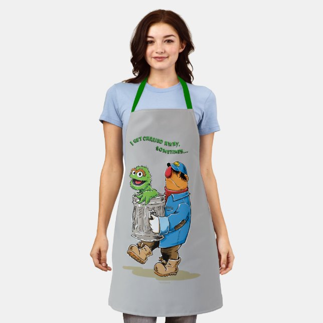 Sesame Street | Oscar & Bruno the Garbage Man Apron (Worn)