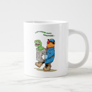 Sesame Street Oscar & Bruno the Garbage Man Large Coffee Mug