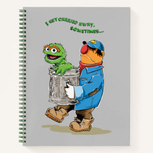 Sesame Street Oscar & Bruno the Garbage Man Notebook