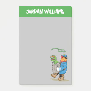 Sesame Street Oscar & Bruno the Garbage Man Post-it Notes