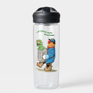Sesame Street Oscar & Bruno the Garbage Man Water Bottle