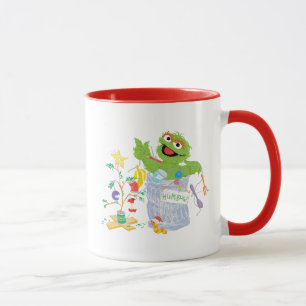 Sesame Street Oscar - Christmas Tree Mug