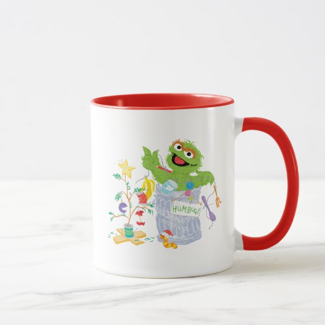 Sesame Street | Oscar - Christmas Tree Mug (Right)