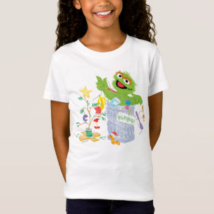 Sesame Street Oscar - Christmas Tree T-Shirt