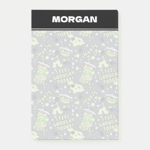 Sesame Street   Oscar the Grouch   Add Name Post-it Notes