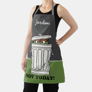 Sesame Street   Oscar the Grouch   Add Your Name Apron