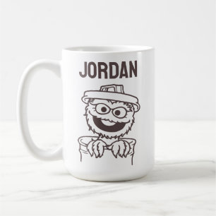 Sesame Street Oscar the Grouch Add Your Name Coffee Mug