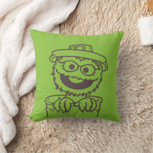 Sesame Street Oscar the Grouch Bright Cushion