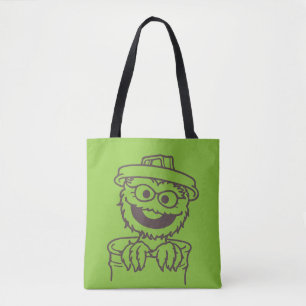 Sesame Street   Oscar the Grouch Bright Tote Bag
