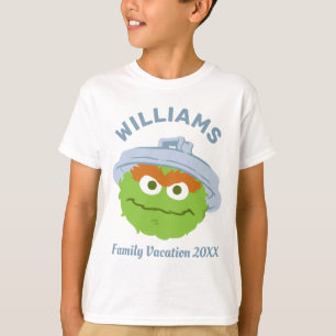 Sesame Street   Oscar the Grouch Family Vacation T-Shirt