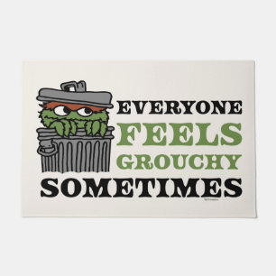 Sesame Street Oscar the Grouch Feels Grouchy Doormat