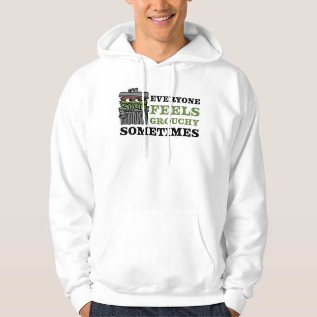 Sesame Street | Oscar the Grouch Feels Grouchy Hoodie (Front)