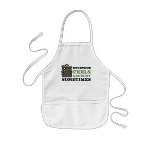 Sesame Street Oscar the Grouch Feels Grouchy Kids Apron