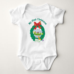 Sesame Street   Oscar the Grouch First Christmas Baby Bodysuit