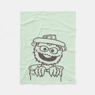 Sesame Street   Oscar the Grouch Fleece Blanket