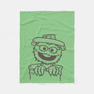Sesame Street Oscar the Grouch Fleece Blanket