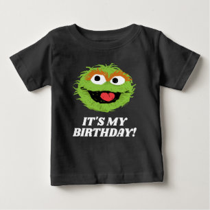 Sesame Street   Oscar the Grouch It's My Birthday  Baby T-Shirt