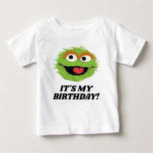 Sesame Street   Oscar the Grouch It's My Birthday Baby T-Shirt