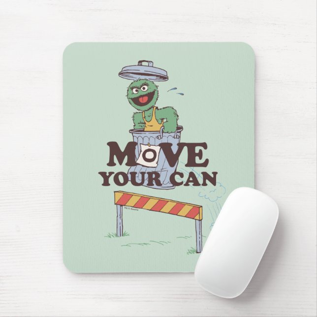 Sesame Street | Oscar the Grouch Move Your Can Mouse Mat (With Mouse)