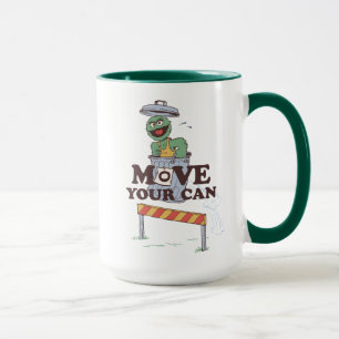 Sesame Street Oscar the Grouch Move Your Can Mug
