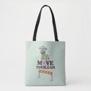 Sesame Street   Oscar the Grouch Move Your Can Tote Bag