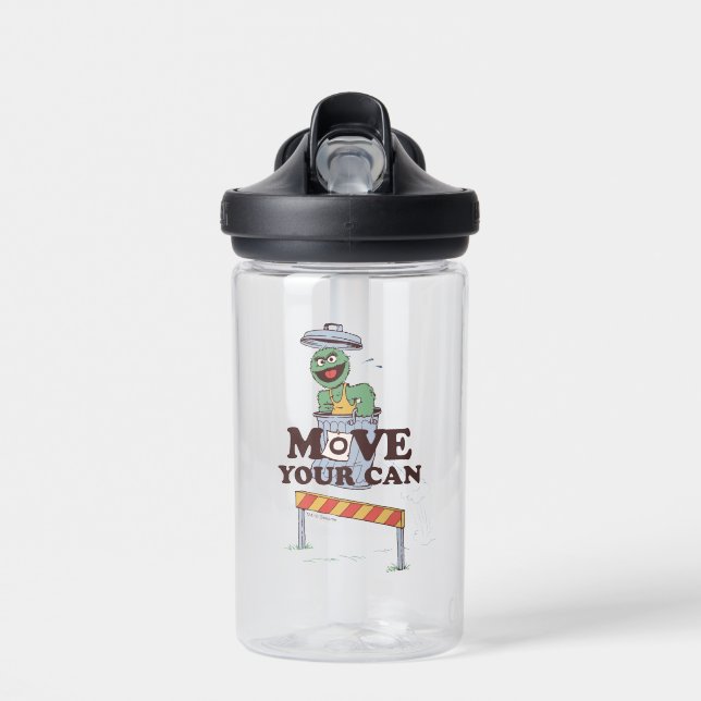 Sesame Street | Oscar the Grouch Move Your Can Water Bottle (Front)