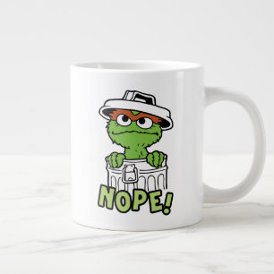 Sesame Street Oscar the Grouch Nope! Large Coffee Mug