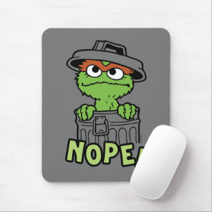 Sesame Street   Oscar the Grouch Nope! Mouse Mat
