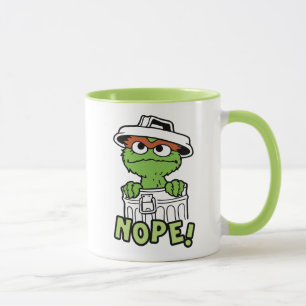 Sesame Street Oscar the Grouch Nope! Mug